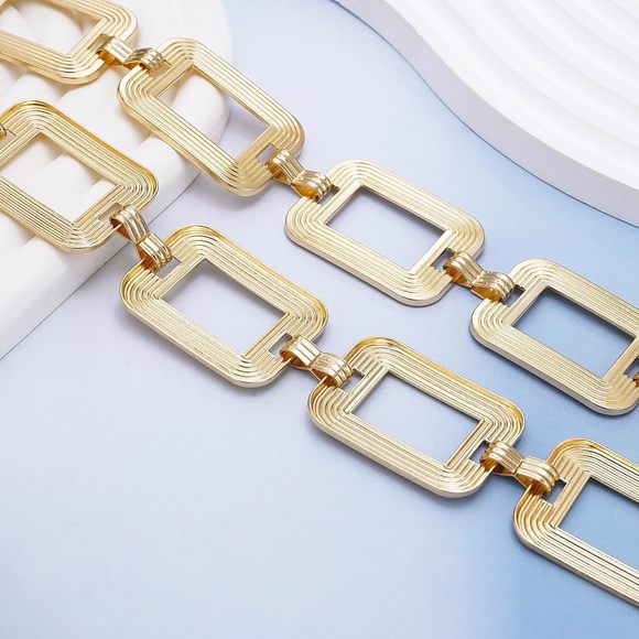 Waist Chain For Women Ladies Chunky Chain Belt For Dresses 135cm Gold 1😛 - Picture 5 of 7